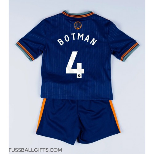 Newcastle United Sven Botman #4 Fußballbekleidung 3rd trikot Kinder 2025-26 Kurzarm (+ kurze hosen)
